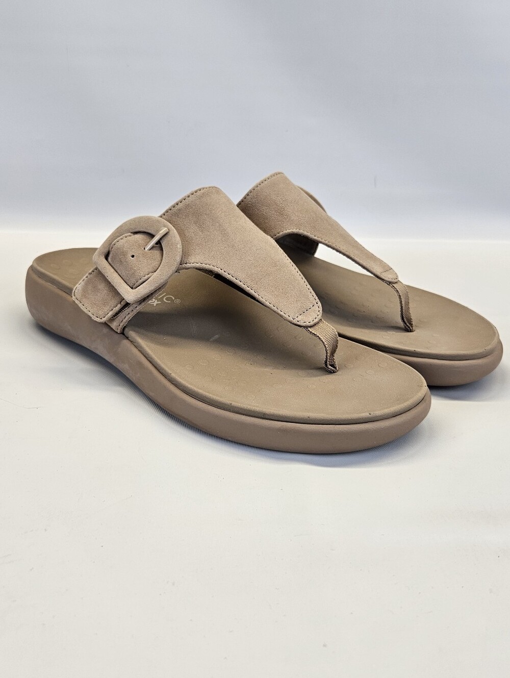 Vionic Activate Rx Sandals Womens 10 Toe Post Flip Flops recovery comfort Tan
